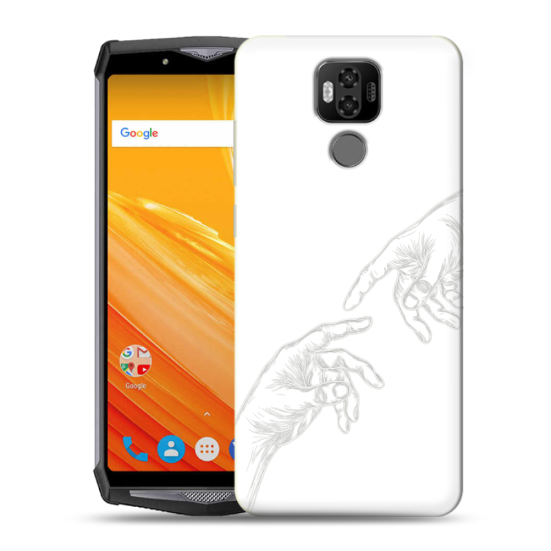 Силиконовый чехол на Ulefone Power 6 с принтом Сотворение мира Силиконовый чехол на Ulefone Power 6 с принтом Сотворение мира