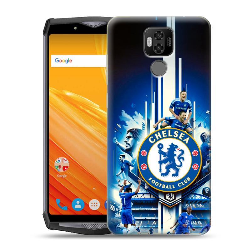 Силиконовый чехол на Ulefone Power 6 с принтом Chelsea Челси Силиконовый чехол на Ulefone Power 6 с принтом Chelsea Челси