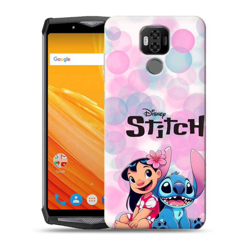 Силиконовый чехол на Ulefone Power 6 с принтом Лило и Стич Силиконовый чехол на Ulefone Power 6 с принтом Лило и Стич