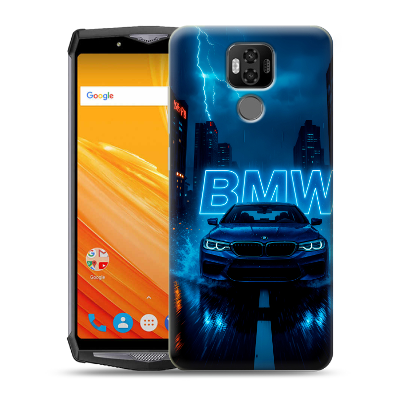 Силиконовый чехол на Ulefone Power 6 с принтом BMW БМВ Силиконовый чехол на Ulefone Power 6 с принтом BMW БМВ
