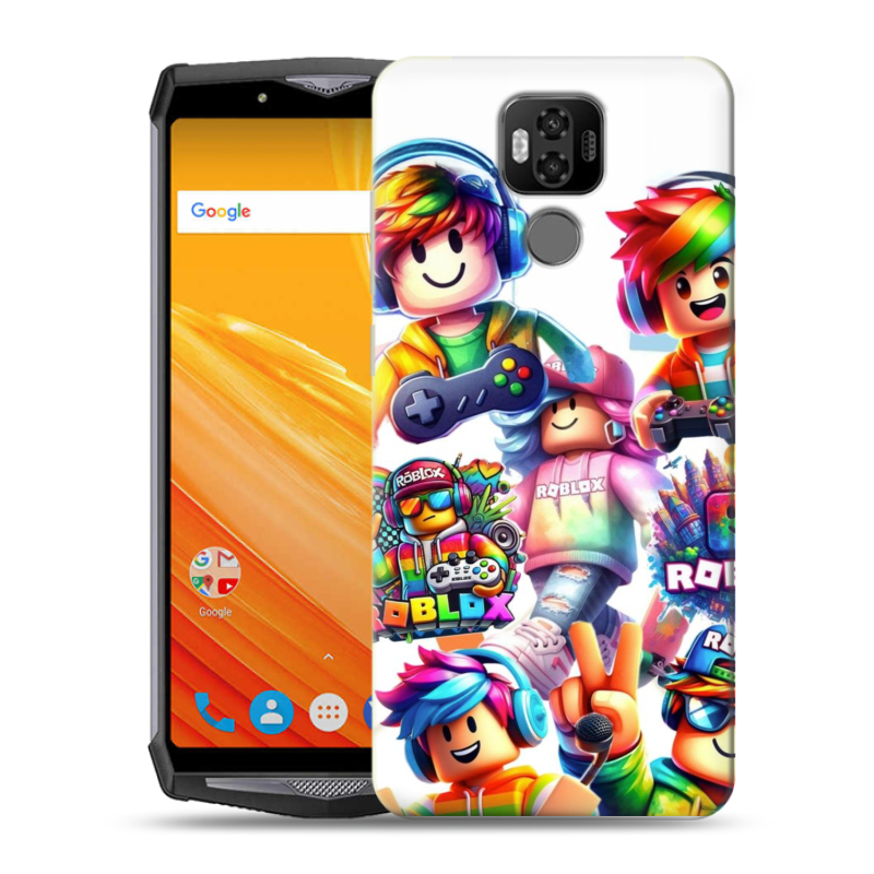 Силиконовый чехол на Ulefone Power 6 с принтом Roblox Роблокс Силиконовый чехол на Ulefone Power 6 с принтом Roblox Роблокс