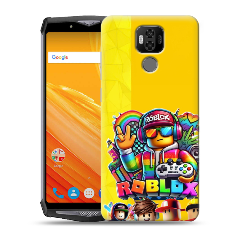 Силиконовый чехол на Ulefone Power 6 с принтом Roblox Роблокс Силиконовый чехол на Ulefone Power 6 с принтом Roblox Роблокс