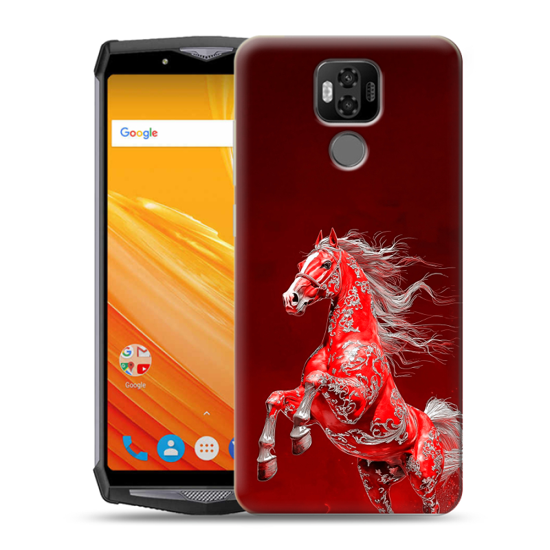 Силиконовый чехол на Ulefone Power 6 с принтом Новый год Силиконовый чехол на Ulefone Power 6 с принтом Новый год
