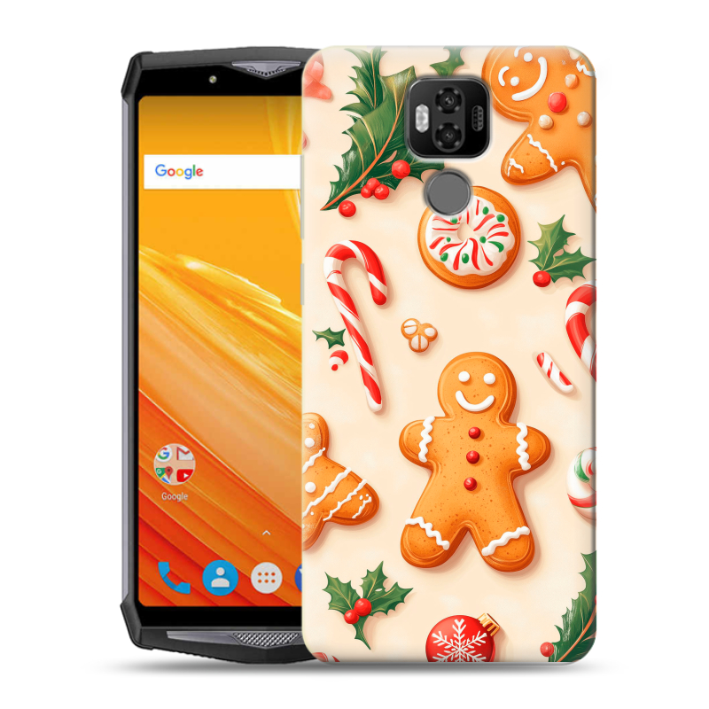 Силиконовый чехол на Ulefone Power 6 с принтом Новый год Силиконовый чехол на Ulefone Power 6 с принтом Новый год