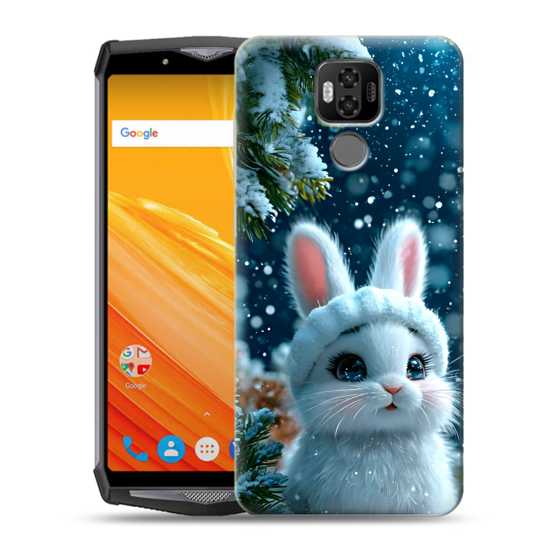 Силиконовый чехол на Ulefone Power 6 с принтом Новый год Силиконовый чехол на Ulefone Power 6 с принтом Новый год