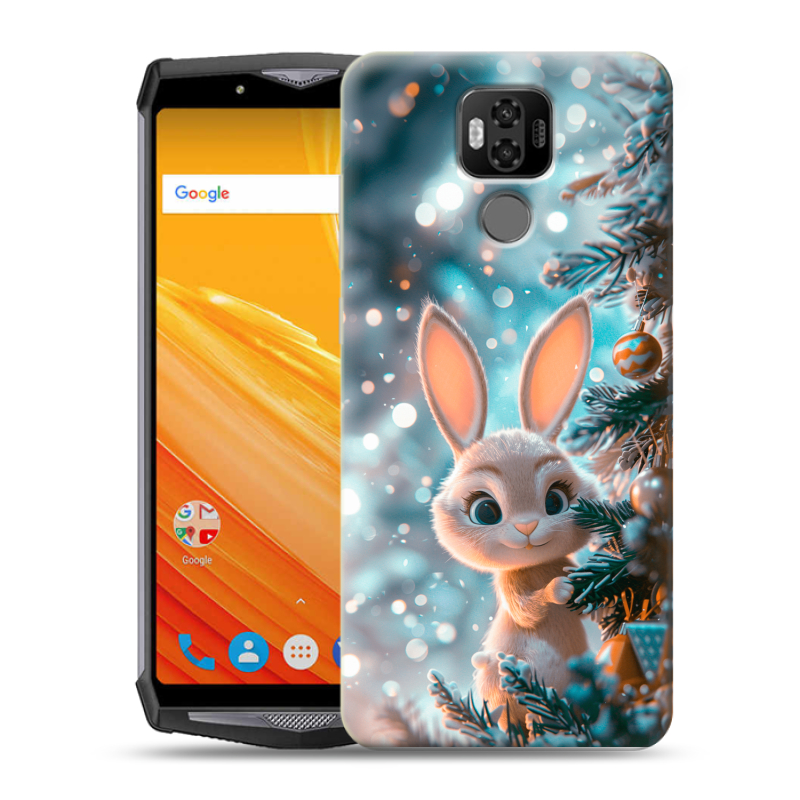 Силиконовый чехол на Ulefone Power 6 с принтом Новый год Силиконовый чехол на Ulefone Power 6 с принтом Новый год