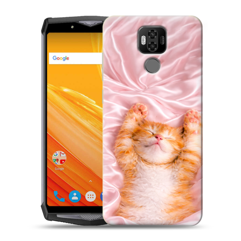 Силиконовый чехол на Ulefone Power 6 с принтом женский Силиконовый чехол на Ulefone Power 6 с принтом женский