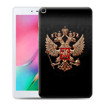 Силиконовый чехол на планшета Samsung Galaxy Tab A 8.0 (2019) с принтом Герб России