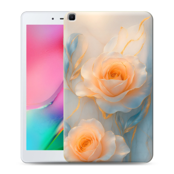 Силиконовый чехол на планшета Samsung Galaxy Tab A 8.0 (2019) с принтом Женский