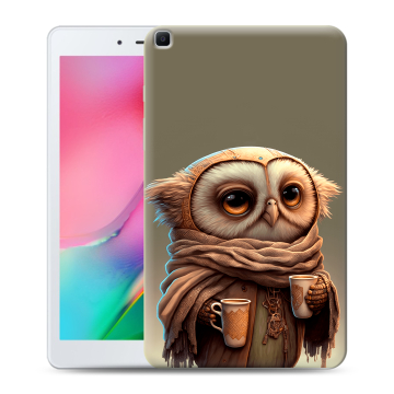 Силиконовый чехол на планшета Samsung Galaxy Tab A 8.0 (2019) с принтом Сова