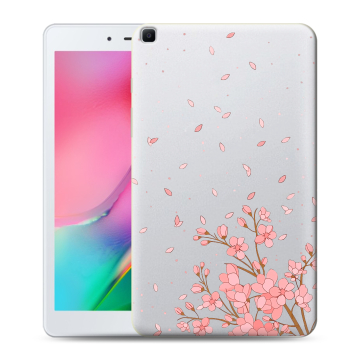 Силиконовый чехол на Samsung Galaxy Tab A 8.0 (2019) с принтом Ветка сакуры Силиконовый чехол на Samsung Galaxy Tab A 8.0 (2019) с принтом Ветка сакуры