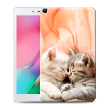 Силиконовый чехол на Samsung Galaxy Tab A 8.0 (2019) с принтом Котята