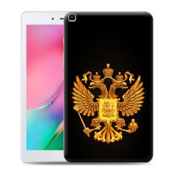 Силиконовый чехол на Samsung Galaxy Tab A 8.0 (2019) с принтом Герб России желтый Силиконовый чехол на Samsung Galaxy Tab A 8.0 (2019) с принтом Герб России желтый