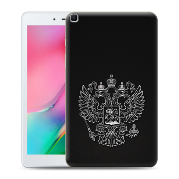 Силиконовый чехол на Samsung Galaxy Tab A 8.0 (2019) с принтом Герб России
