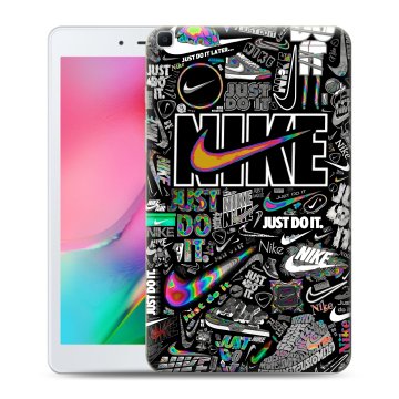 Силиконовый чехол на Samsung Galaxy Tab A 8.0 (2019) с принтом Найк