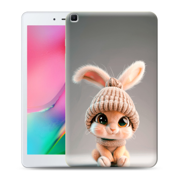 Силиконовый чехол на Samsung Galaxy Tab A 8.0 (2019) с принтом Кролик