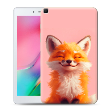Силиконовый чехол на Samsung Galaxy Tab A 8.0 (2019) с принтом милая лиса Силиконовый чехол на Samsung Galaxy Tab A 8.0 (2019) с принтом милая лиса