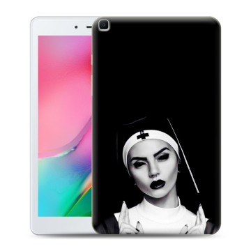 Силиконовый чехол на Samsung Galaxy Tab A 8.0 (2019) с принтом монашка