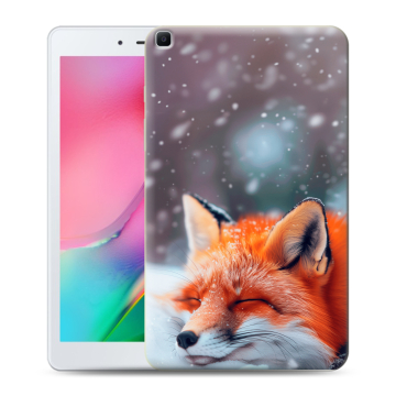 Силиконовый чехол на Samsung Galaxy Tab A 8.0 (2019) с принтом лиса
