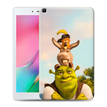 Силиконовый чехол на Samsung Galaxy Tab A 8.0 (2019) с принтом Шрек Shrek