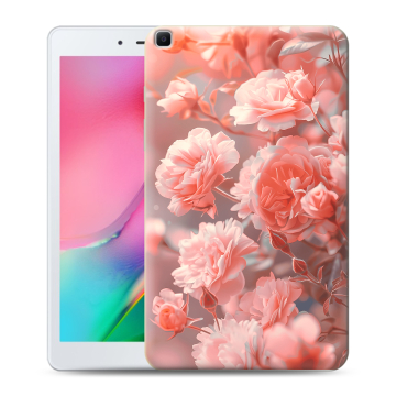Силиконовый чехол на Samsung Galaxy Tab A 8.0 (2019) с принтом Розы цветы Силиконовый чехол на Samsung Galaxy Tab A 8.0 (2019) с принтом Розы цветы