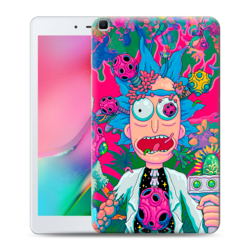 Силиконовый чехол на Samsung Galaxy Tab A 8.0 (2019) с принтом Рик и Морти Rick Morty Силиконовый чехол на Samsung Galaxy Tab A 8.0 (2019) с принтом Рик и Морти Rick Morty