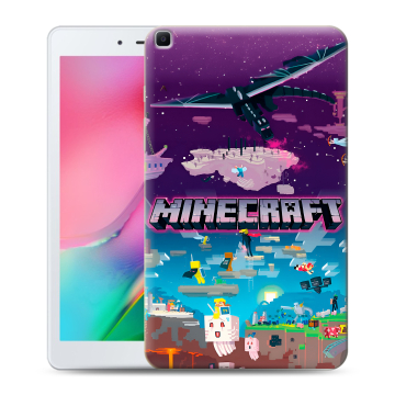 Силиконовый чехол на Samsung Galaxy Tab A 8.0 (2019) с принтом Майнкрафт Minecraft Силиконовый чехол на Samsung Galaxy Tab A 8.0 (2019) с принтом Майнкрафт Minecraft
