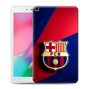 Силиконовый чехол на Samsung Galaxy Tab A 8.0 (2019) с принтом Барселона Barcelona