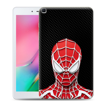 Силиконовый чехол на Samsung Galaxy Tab A 8.0 (2019) с принтом человек паук spiderman