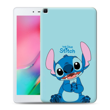 Силиконовый чехол на Samsung Galaxy Tab A 8.0 (2019) с принтом Лило и Стич