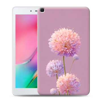 Силиконовый чехол на Samsung Galaxy Tab A 8.0 (2019) с принтом Цветы