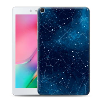 Силиконовый чехол на Samsung Galaxy Tab A 8.0 (2019) с принтом Космос звезды