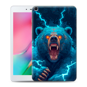 Силиконовый чехол на Samsung Galaxy Tab A 8.0 (2019) с принтом Медведь
