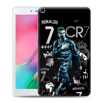 Силиконовый чехол на Samsung Galaxy Tab A 8.0 (2019) с принтом Реал Роналдо
