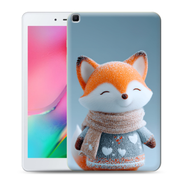 Силиконовый чехол на Samsung Galaxy Tab A 8.0 (2019) с принтом Лиса