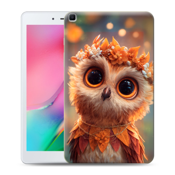 Силиконовый чехол на Samsung Galaxy Tab A 8.0 (2019) с принтом Милая сова