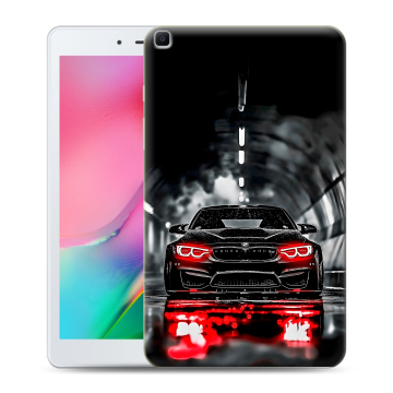 Силиконовый чехол на Samsung Galaxy Tab A 8.0 (2019) с принтом BMW БМВ