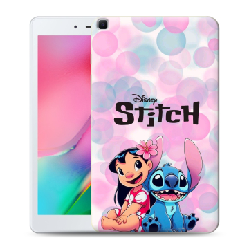 Силиконовый чехол на Samsung Galaxy Tab A 8.0 (2019) с принтом Лило и Стич Силиконовый чехол на Samsung Galaxy Tab A 8.0 (2019) с принтом Лило и Стич