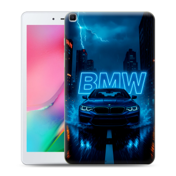 Силиконовый чехол на Samsung Galaxy Tab A 8.0 (2019) с принтом BMW БМВ Силиконовый чехол на Samsung Galaxy Tab A 8.0 (2019) с принтом BMW БМВ