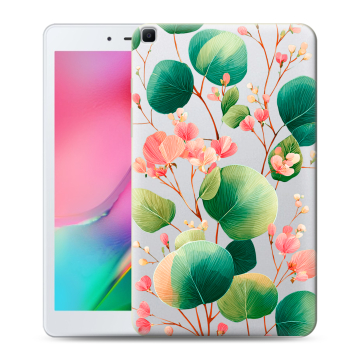 Силиконовый чехол на Samsung Galaxy Tab A 8.0 (2019) с принтом женский
