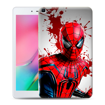 Силиконовый чехол на Samsung Galaxy Tab A 8.0 (2019) с принтом Spiderman Человек паук