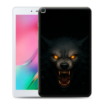 Силиконовый чехол на Samsung Galaxy Tab A 8.0 (2019) с принтом Волк