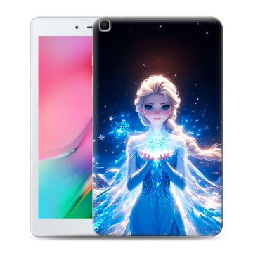 Силиконовый чехол на Samsung Galaxy Tab A 8.0 (2019) с принтом Холодное сердце Frozen Силиконовый чехол на Samsung Galaxy Tab A 8.0 (2019) с принтом Холодное сердце Frozen