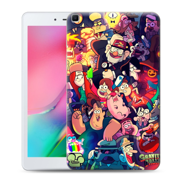 Силиконовый чехол на Samsung Galaxy Tab A 8.0 (2019) с принтом Gravity Falls Гравити Фолз Силиконовый чехол на Samsung Galaxy Tab A 8.0 (2019) с принтом Gravity Falls Гравити Фолз