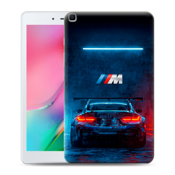 Силиконовый чехол на Samsung Galaxy Tab A 8.0 (2019) с принтом BMW БМВ Силиконовый чехол на Samsung Galaxy Tab A 8.0 (2019) с принтом BMW БМВ