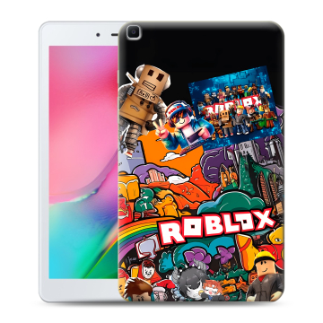 Силиконовый чехол на Samsung Galaxy Tab A 8.0 (2019) с принтом Roblox Роблокс Силиконовый чехол на Samsung Galaxy Tab A 8.0 (2019) с принтом Roblox Роблокс