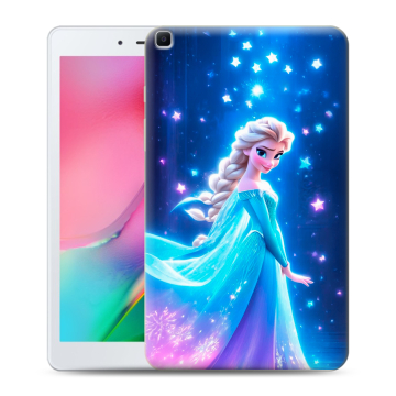Силиконовый чехол на Samsung Galaxy Tab A 8.0 (2019) с принтом Холодное сердце Frozen Силиконовый чехол на Samsung Galaxy Tab A 8.0 (2019) с принтом Холодное сердце Frozen