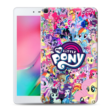Силиконовый чехол на Samsung Galaxy Tab A 8.0 (2019) с принтом My little pony Дружба чудо Силиконовый чехол на Samsung Galaxy Tab A 8.0 (2019) с принтом My little pony Дружба чудо