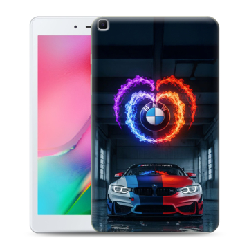 Силиконовый чехол на Samsung Galaxy Tab A 8.0 (2019) с принтом BMW БМВ Силиконовый чехол на Samsung Galaxy Tab A 8.0 (2019) с принтом BMW БМВ