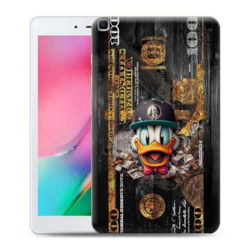 Силиконовый чехол на Samsung Galaxy Tab A 8.0 (2019) с принтом Дональд Дак Доллар Силиконовый чехол на Samsung Galaxy Tab A 8.0 (2019) с принтом Дональд Дак Доллар
